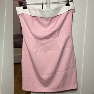 Priyah Contrast Fold Over Dress